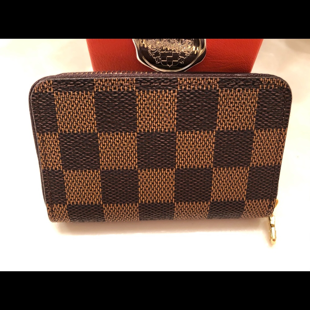 Checkered Coin Purse